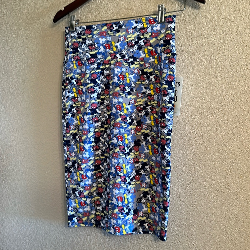 Nwt Lularoe Minnie Mouse Cassie Skirt Size Xs